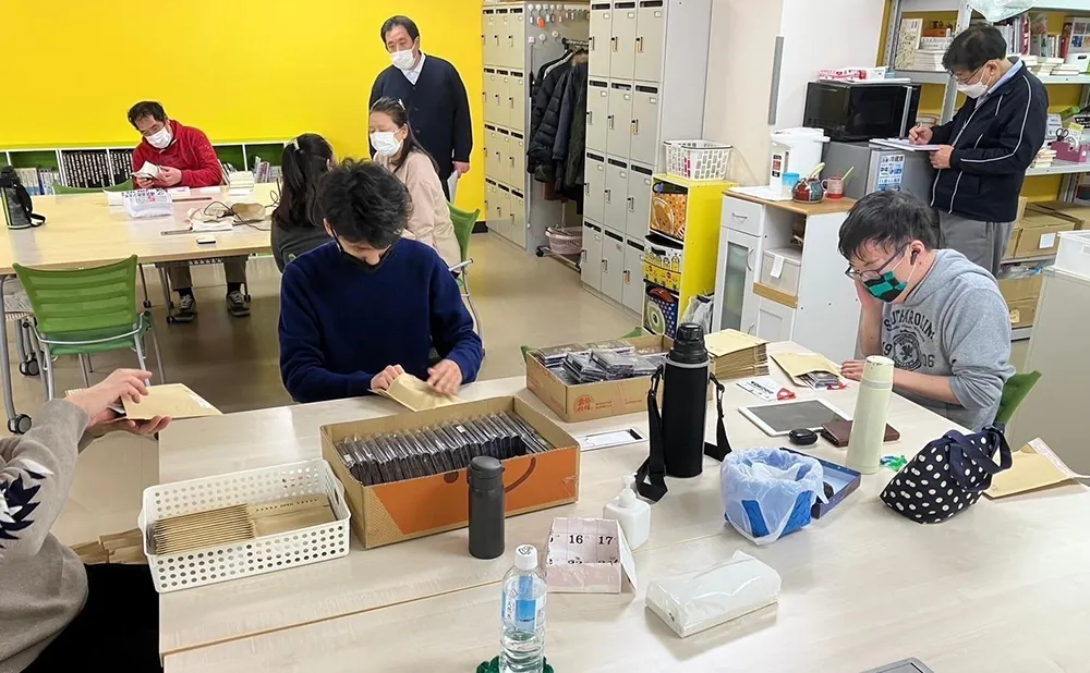 封入作業