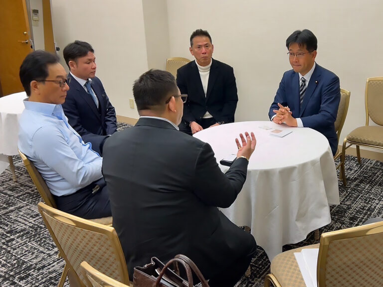 厚生労働副大臣 仁木博文先生への表敬訪問